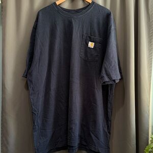 Navy Blue Carhartt Loose Fit Tee